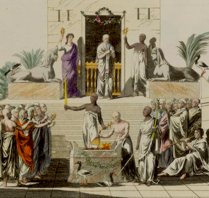 Wellcome Library, London, Egypt: ceremonies of the cult of Isis, 1804 - 1811, Robert von. Spalart - ewigeweisheit.de