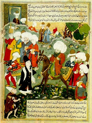 Rumi und Schamsuddin begegnen sich