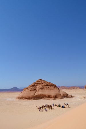 Felsen in der Sinai-Wüste, Ägypten