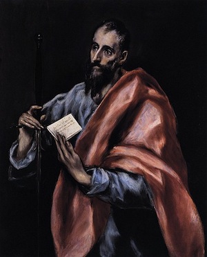 Apostel Paulus - Gemälde von El Greco (1541–1614) - ewigeweisheit.de