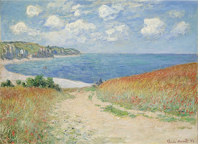 Claude Monet in Pourville - ewigeweisheit.de