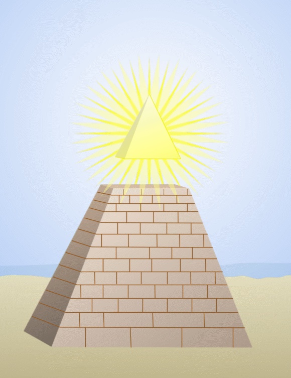 Der Goldene Schlussstein der Großen Pyramide von Gizeh – ewigeweisheit.de